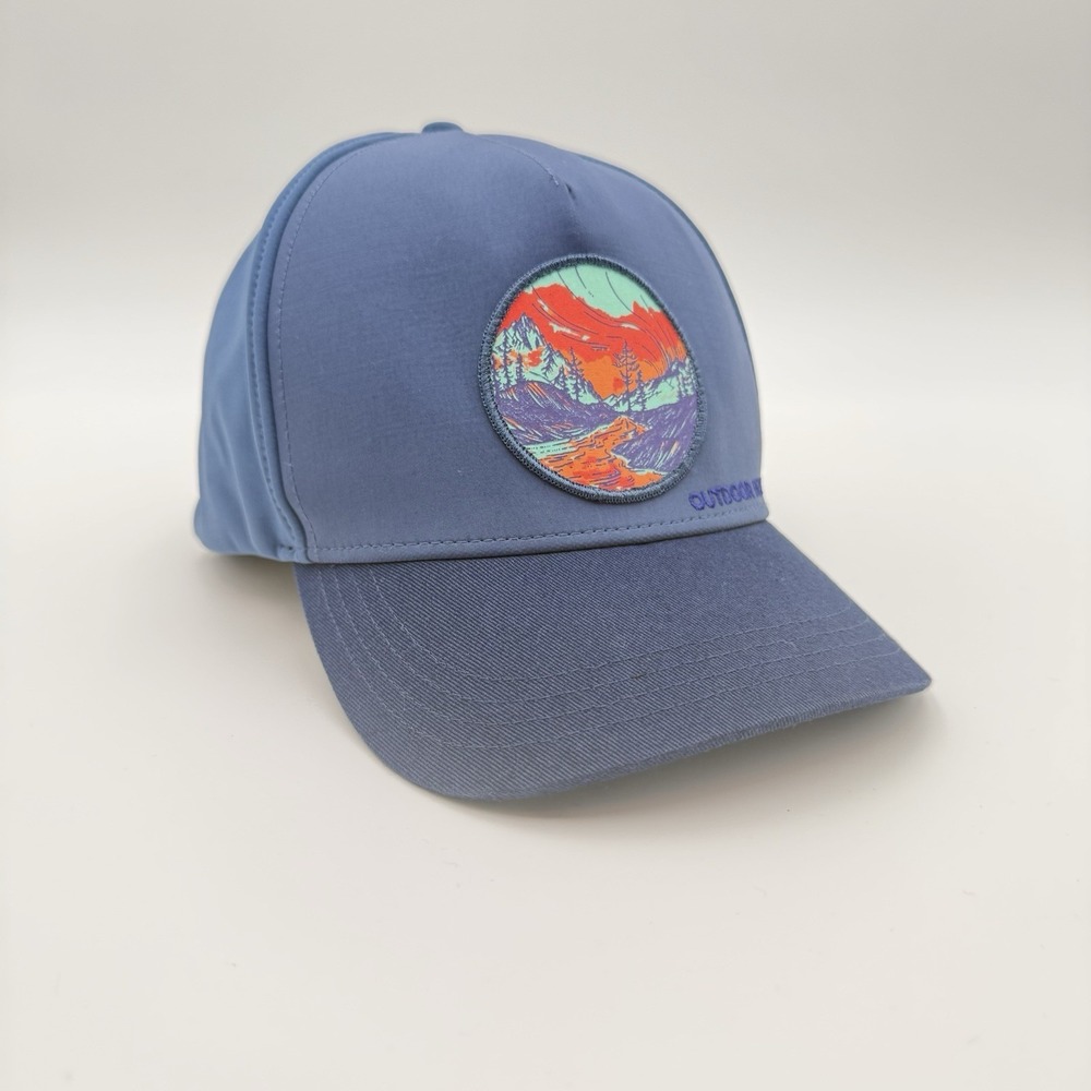 OR Outdoor Research Gore Alpenglow Windstopper Soft Shell Goretex Cap Hat L Blue